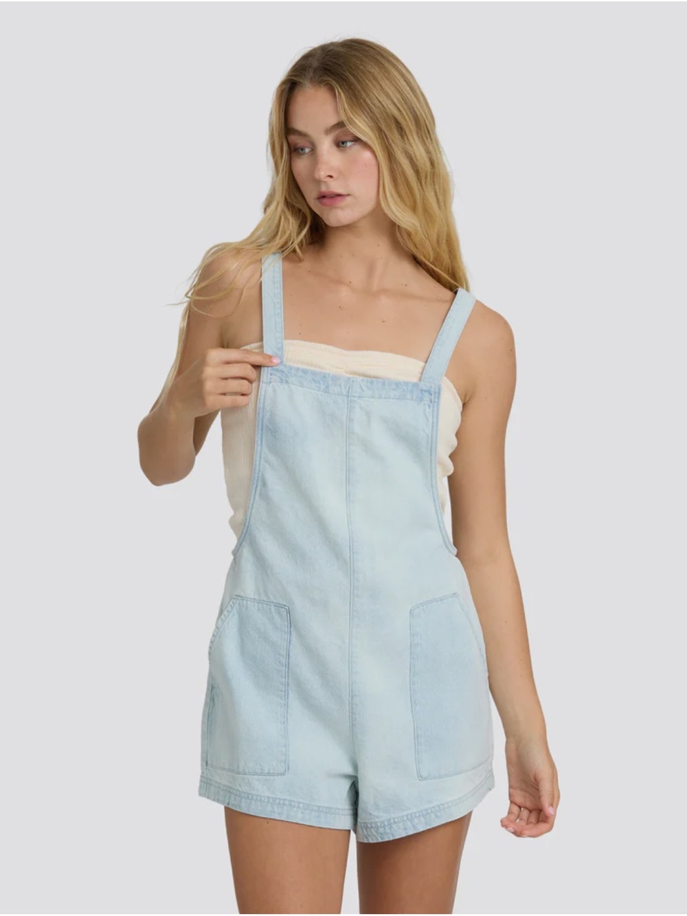 NWT! Billabong Beach Crush Denim Overalls, size Small